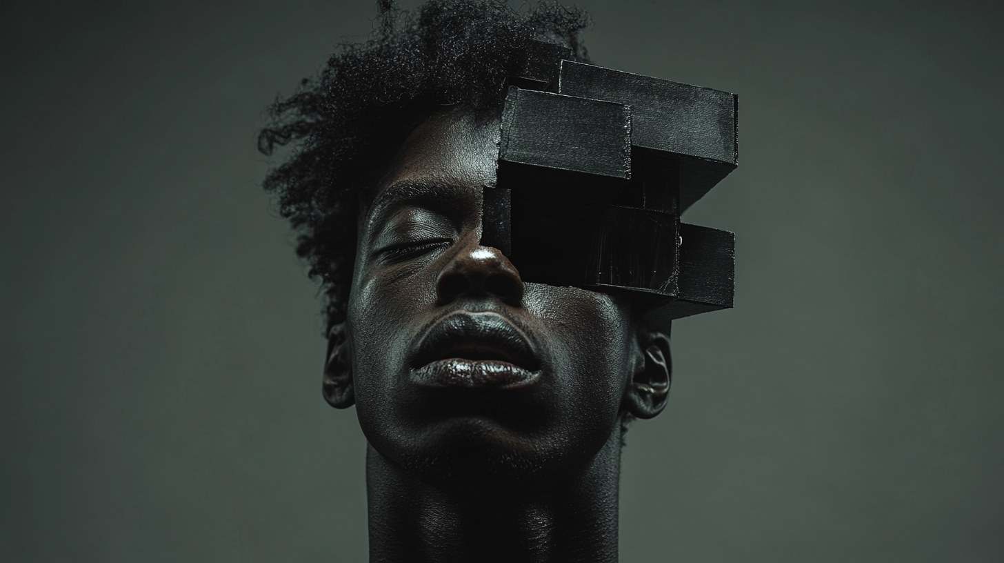 Afro future — AI-generated portrait art