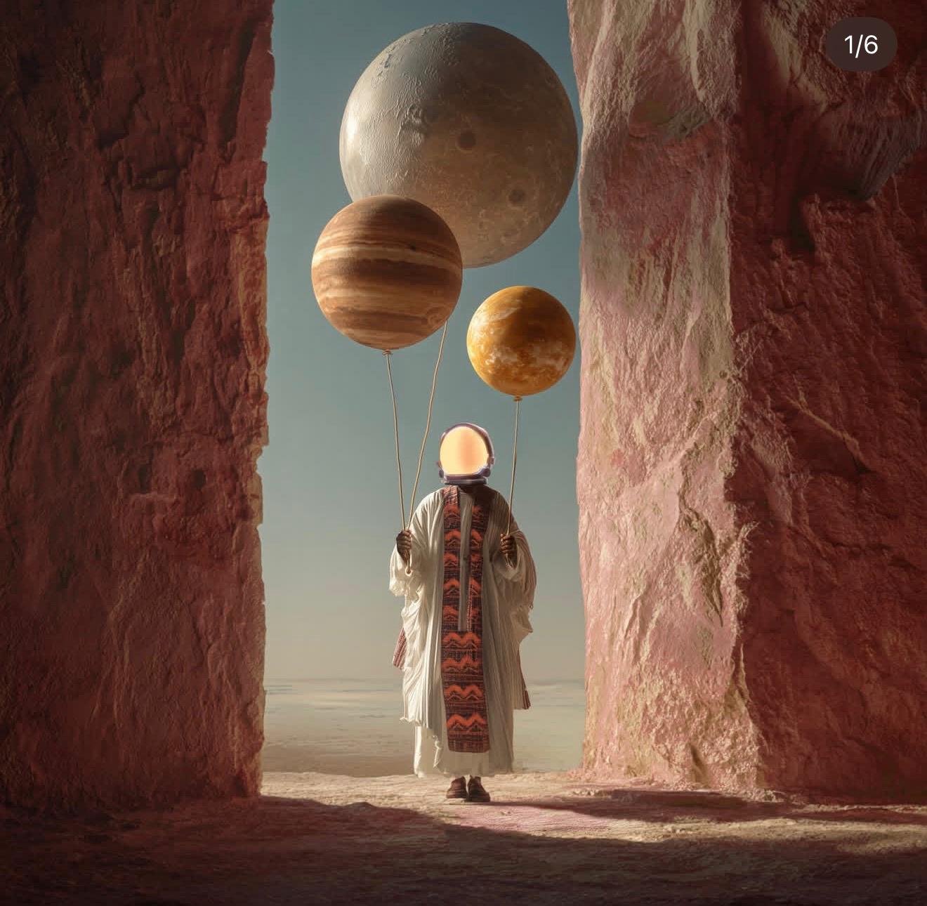 Zebra in misty golden sunset — AI-generated ethereal art